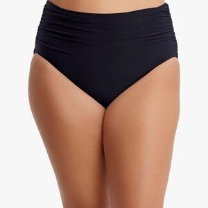 NWOT MagicSuit Women's Swimwear Shirred Jersey Tummy Control Swim Bottom,14